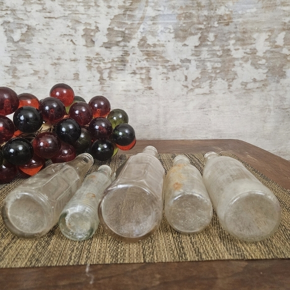 Vintage Glass Jars Found Object Nevada Mining VTG Decor #B17 Heinz Anchor - Picture 4 of 15